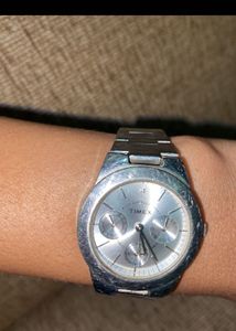 Timex Silver Watch