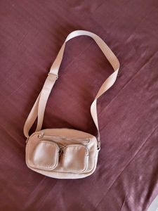 H&amp;M Beige Sling Bag
