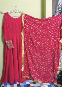 New/Unused Embroiderd Gown With Heavy Dupatta