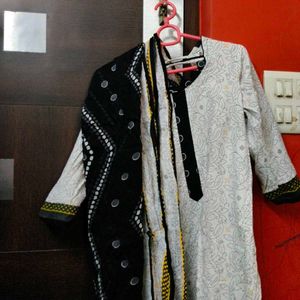 Kurta Pant Dupatta Set