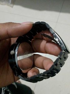 Stylish Black Wrist Watch