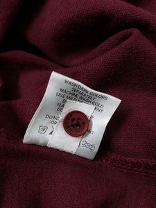 WROGN MAROON SOLID POLO TSHIRT