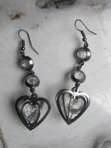 2 Set, Earring, Silver And Golden Colour