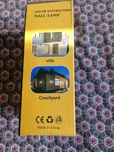 Solar Powered Wall Light