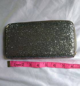 Shiny Silver Clutch