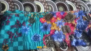 Floral Print Saree