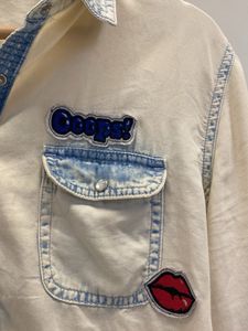 Patchwork Denim Shirt