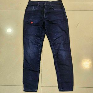 Dark Blue Denim Jeans