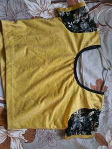 Golden Cute  Crop Top