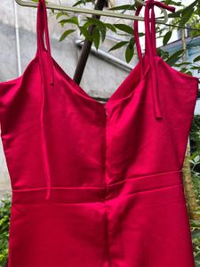 red bodycon