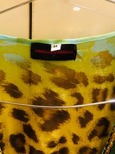 ANIMAL PRINT GEORGETTE DESIGNER JUMPSUIT IN M