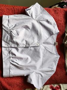 Elegant Button-Down V neck crop shirt ❤️