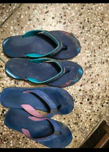 Combo Of 7 Used Slippers In 5:5 Size
