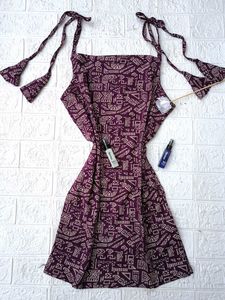 Strapped Short Kurti 💜