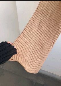 Ribbed Knit Flare Pants