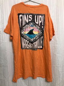 Margaitaville Orange Cotton T shirt