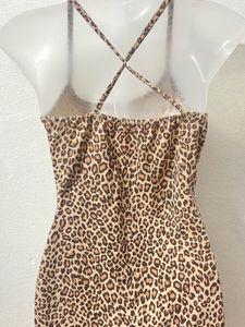 Leopard Print Mini Dress