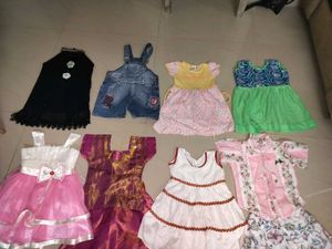 Combo Of 8 Baby Girl Dress