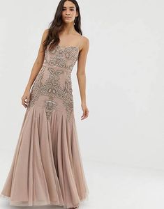 Elegant Beaded Gown