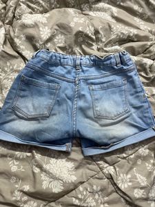 Blue Denim Shorts