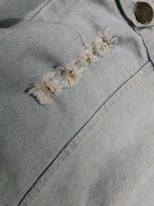 Denim Vest with Studs