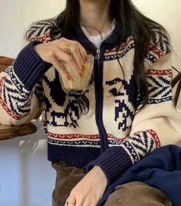 Ethenic Style Knit Cardigan