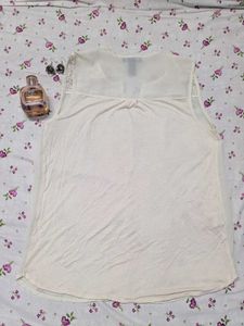 Lace Detail Sleeveless Top