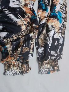 Trendy Satin Crop Trousers