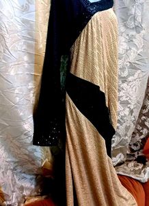 Embellished Drop Shoulder Kaftan Gown