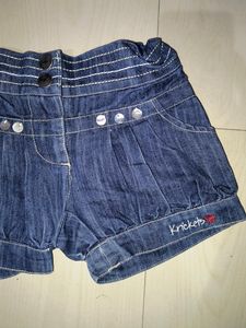 Denim Girls Shorts