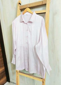 Elegant Lilac Shirt Size-44-46-Length-28 Inch