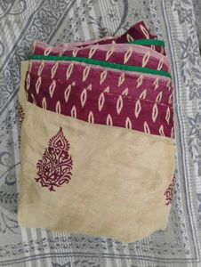 Soft Material Hai Used Saree