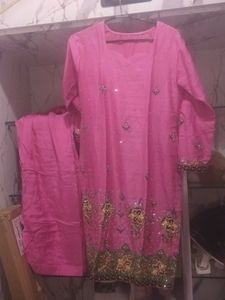Pink Dress Material