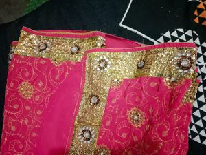 Beautiful Pink Saree