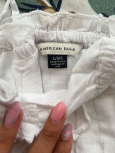 American eagle trendy white top
