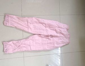 Elegant pink and wine Kurta Set