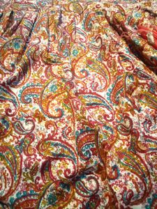 Beautiful Print Floral Cotton Anarkali Suit Set