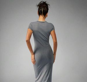 Striped Bodycon Dress