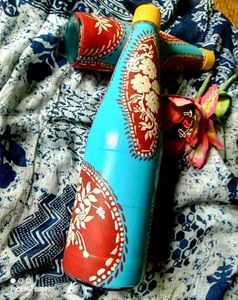 Hand-Painted Decorative Bottles - Unique Home Deco
