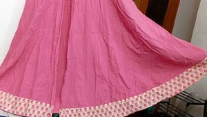 Pink Floral Print Wrap Dress
