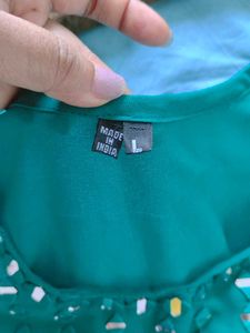 Green Kurta Set &amp; Dupatta