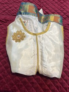 Kasavu Frock For 1-2 Year Old