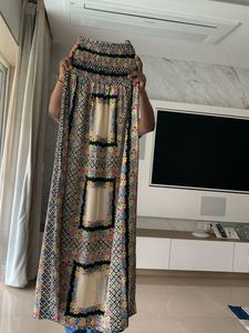 Tube Top Floor Length, Multicoloured Maxi