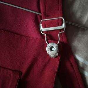 Zudio Maroon Jumpsuit