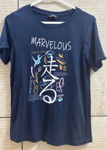 Navy Graphic Tee