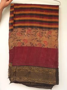 Women&#39;s Tant Saree Bengali Sari Indian Traditional Ethnic Wear For Girls Wife Women Ladies Brown Floral Design Saree Sutir Sari Cotton Multicolor Tater Sari Like New Saree Casual Daily wear Saree