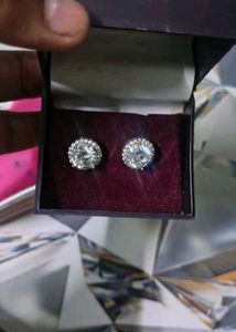 pure silver Stud Earrings