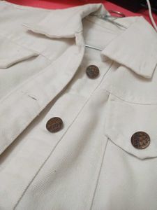 White Denim Jacket