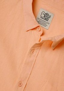 Peach Button-Down Shirt