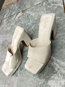 Chic White Mules